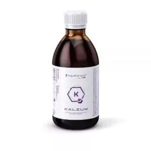Aquaforest Lab Kalium bottle with white label and purple text.