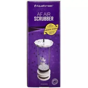 Purple box of Aquaforest AF Air Scrubber with product image.
