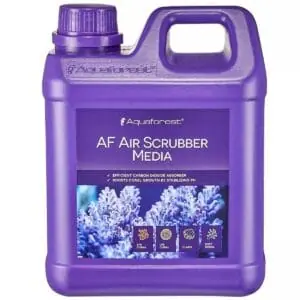 Aquaforest AF Air Scrubber Media container in purple packaging.