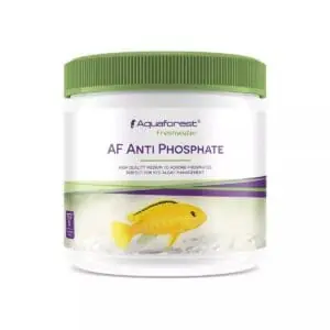 Jar of Aquaforest AF Anti Phosphate for aquariums.