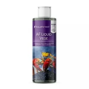Aquaforest AF Liquid Vege vitality booster bottle.