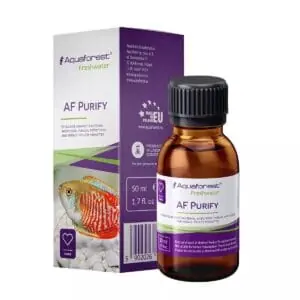 Aquaforest AF Purify bottle and box for aquarium care.