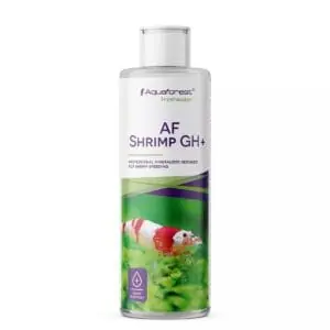 Aquaforest Shrimp GH+ bottle for aquarium use.