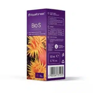 Aquaforest Bio S nitrifying bacteria product box for aquariums.
