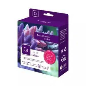 Aquaforest TestPro calcium test kit box with purple coral image.