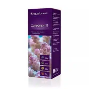 Aquaforest Component B packaging for coral nutrient solution.