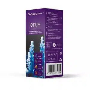Aquaforest Iodum supplement box for coral color enhancement.