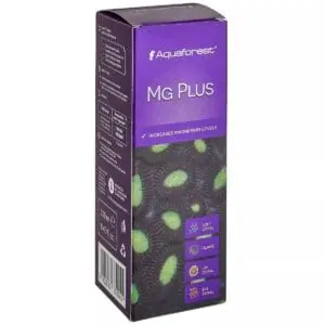 Aquaforest MG Plus packaging for magnesium supplement.