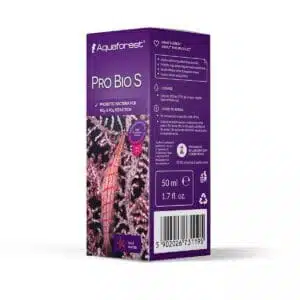 Aquaforest Pro Bio S box for probiotic bacteria reduction in saltwater aquariums.